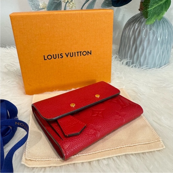 Louis Vuitton Cerise Monogram Empreinte Leather Pont Neuf Wallet - Picture 9 of 10